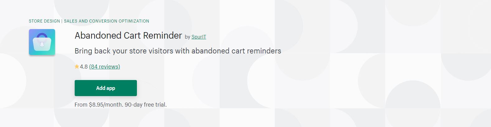 Abandoned Cart Reminder