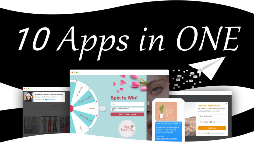 ONE+ SMS, Pop Ups & Discounts