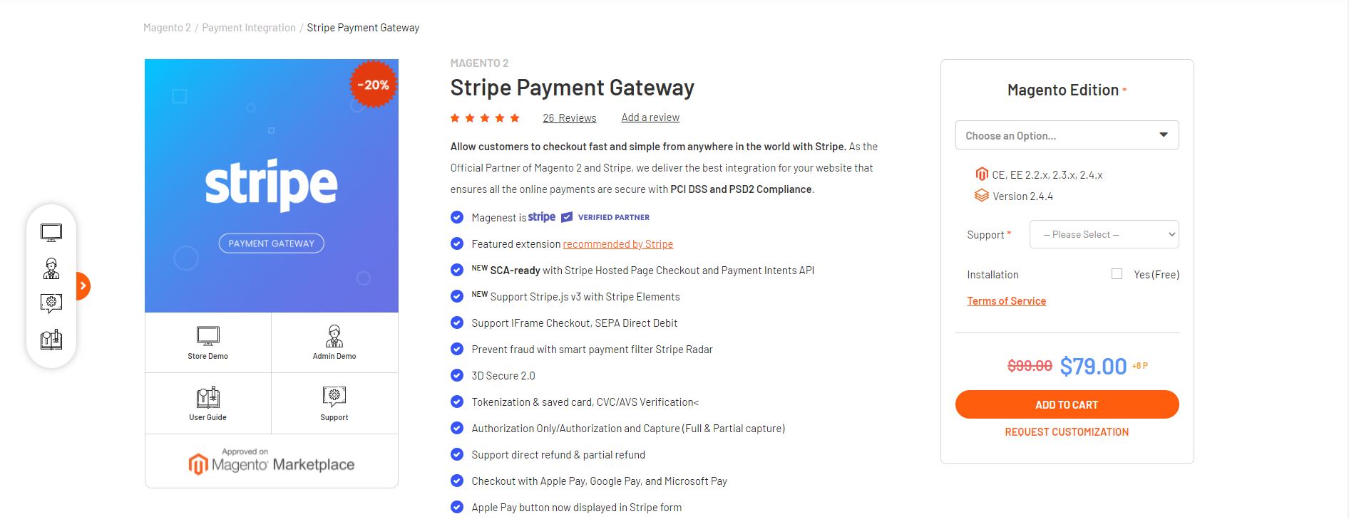 Magento payment gateway extension