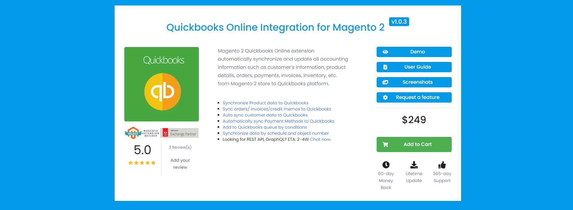 Magento QuickBooks extension