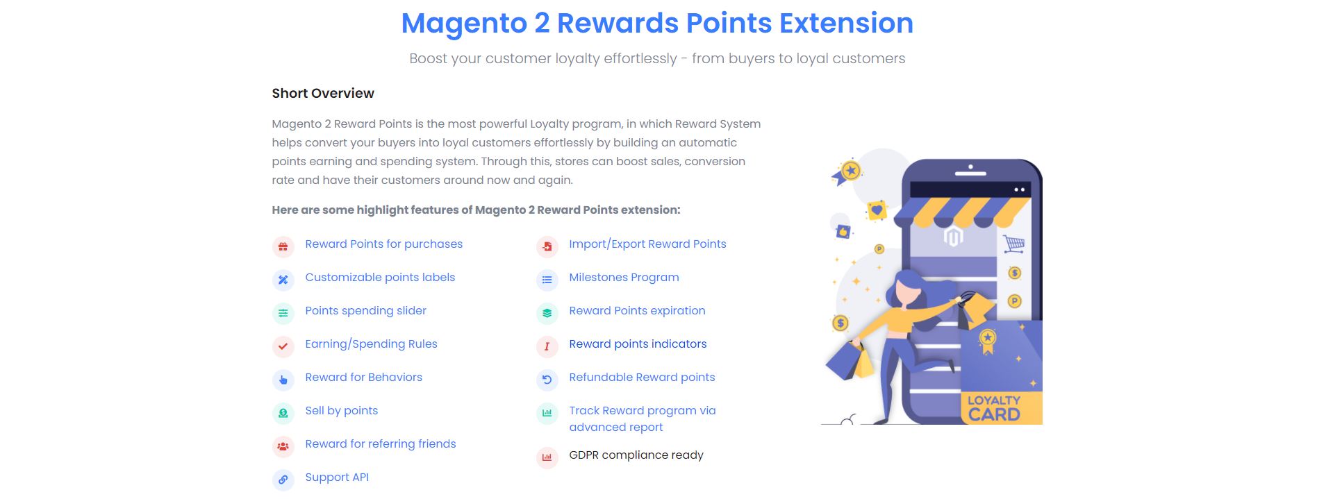 Magento reward points extension