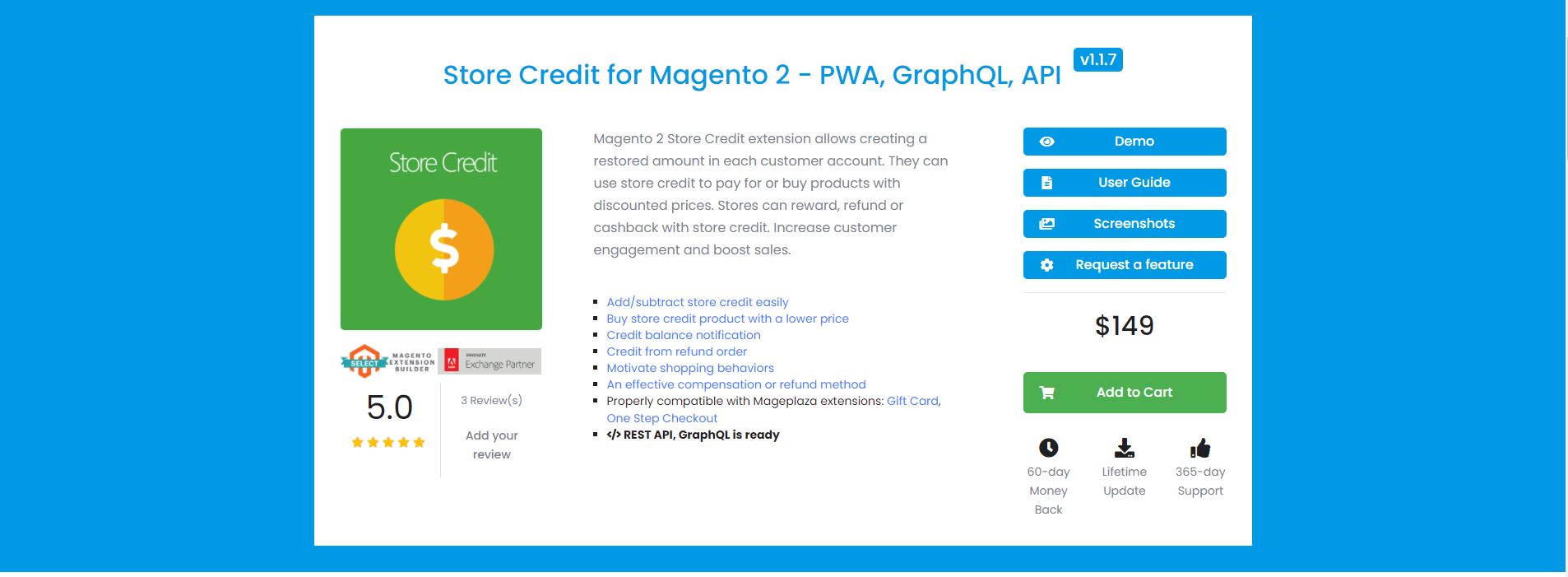 Magento store credit extension