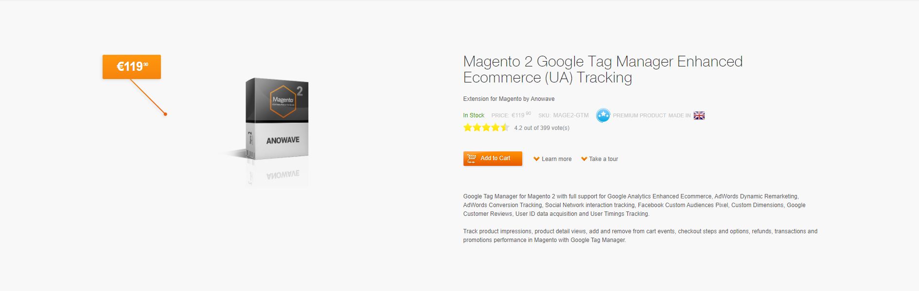 Google tag manager Magento