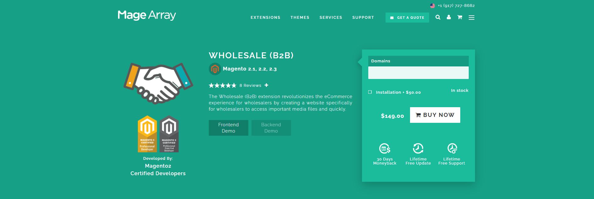 Magento wholesale extension