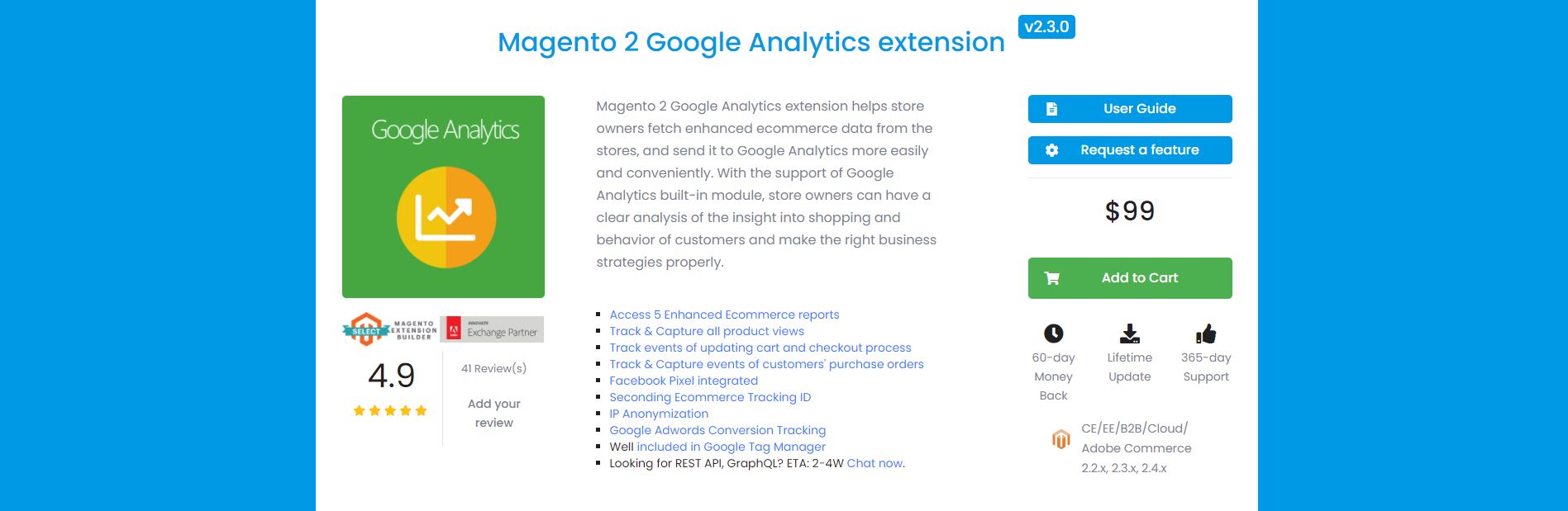 Magento 2 Google Analytics Extension