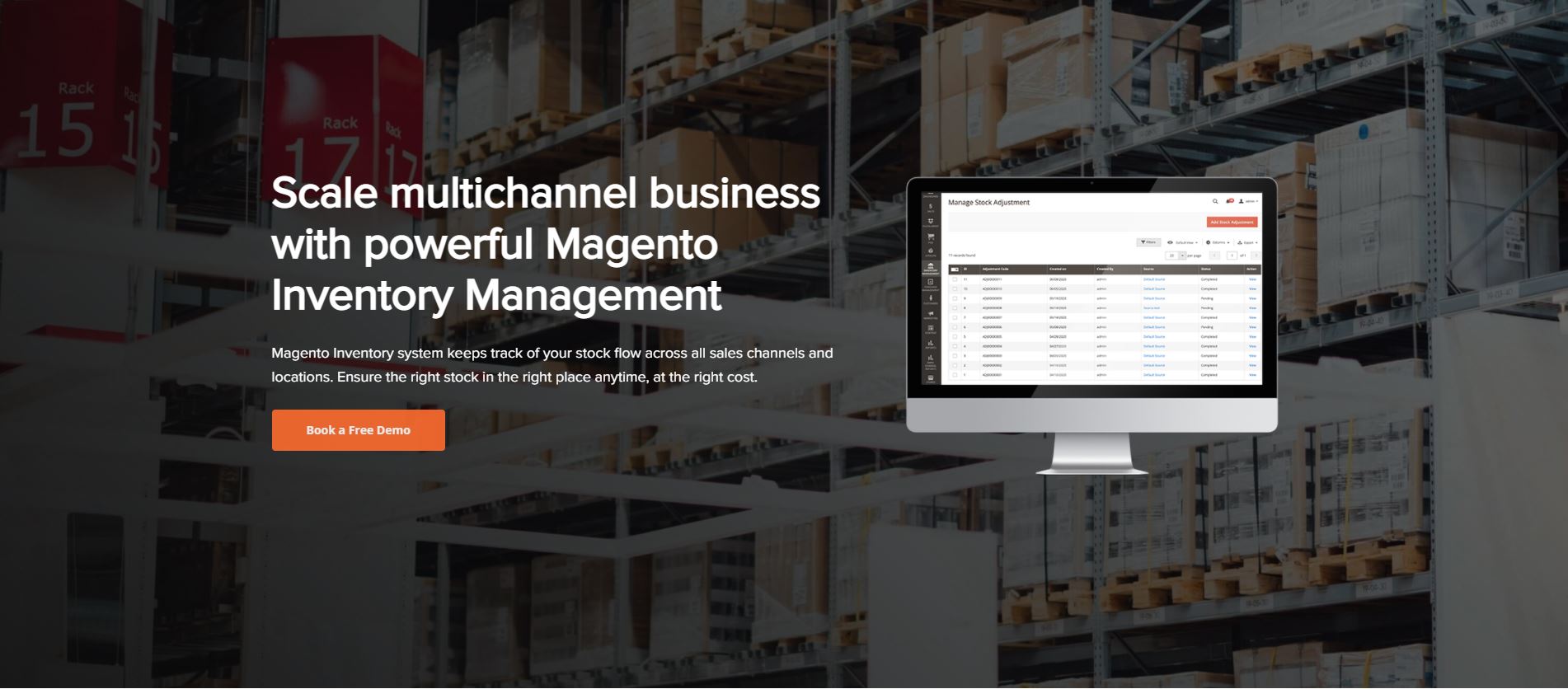 Magento inventory management extension