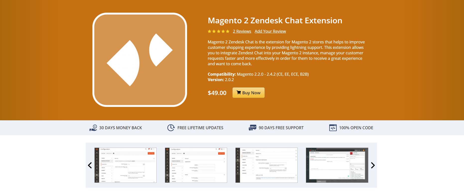 Magento live chat extension