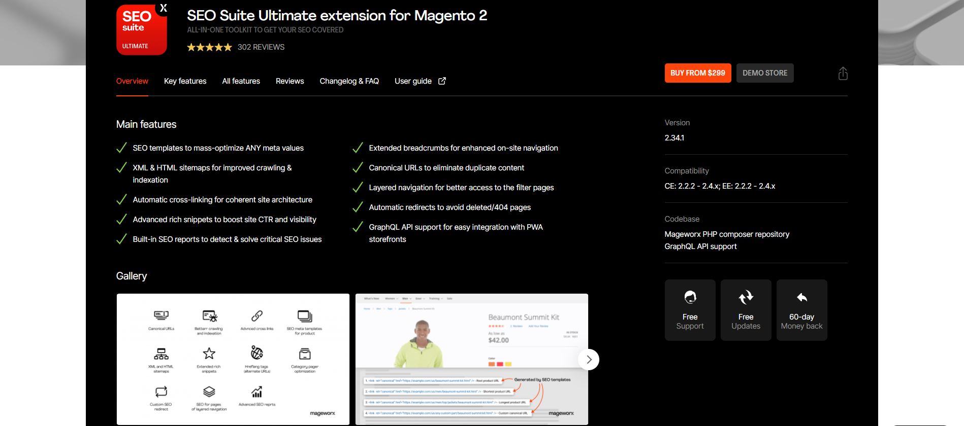 Magento SEO extension