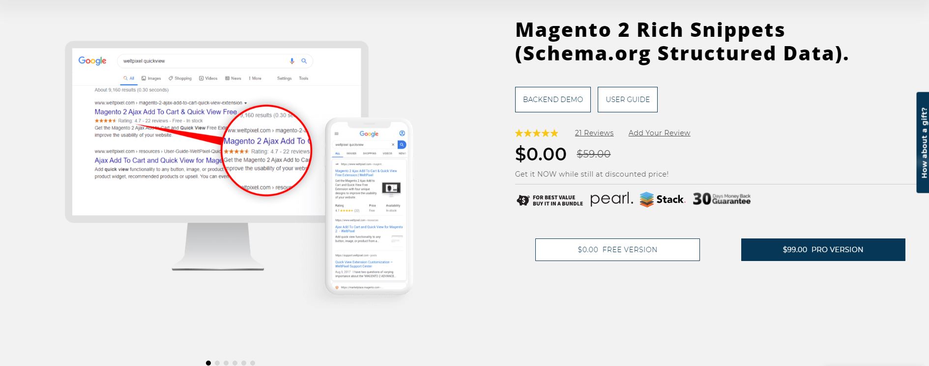 Magento rich snippets extension
