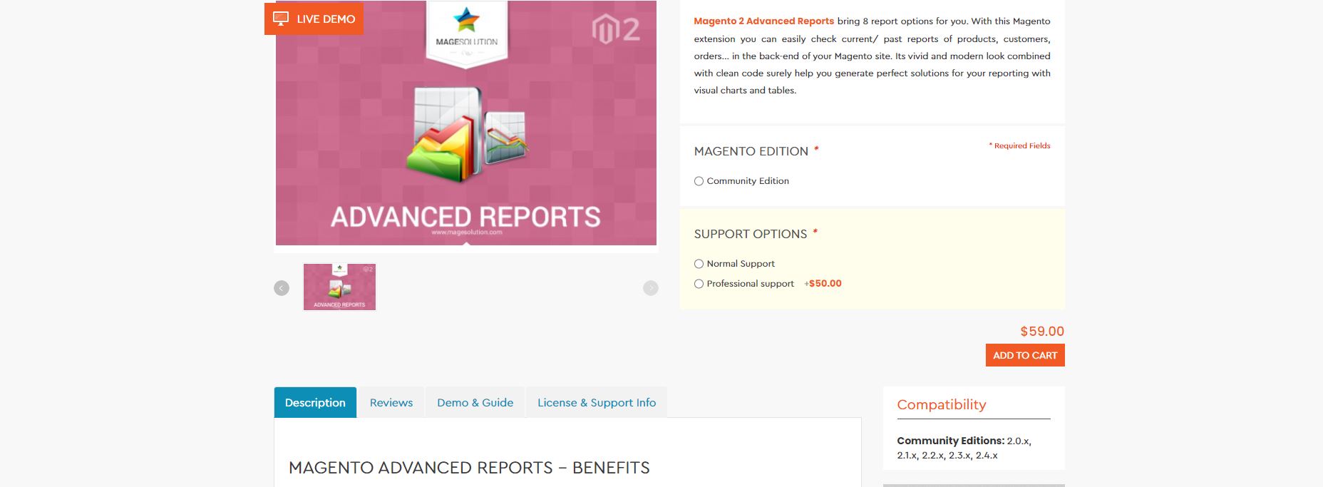 Magento Google Analytics Extension: Magento 2 Report