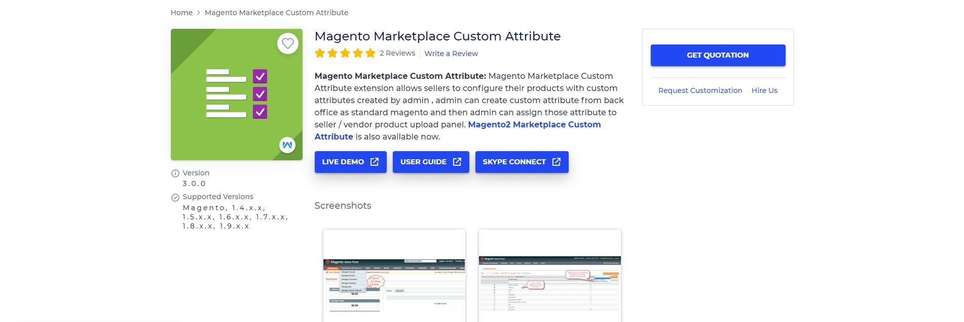 Magento customer attributes extension