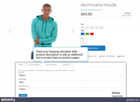 Magento shipping extension by Amasty