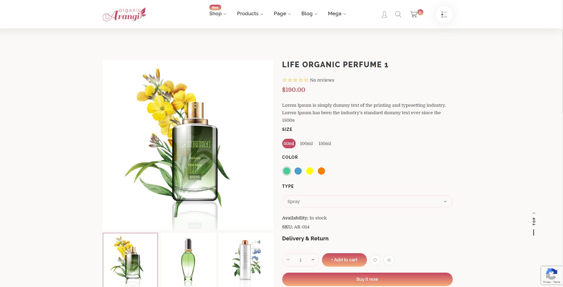 Shopify page templates