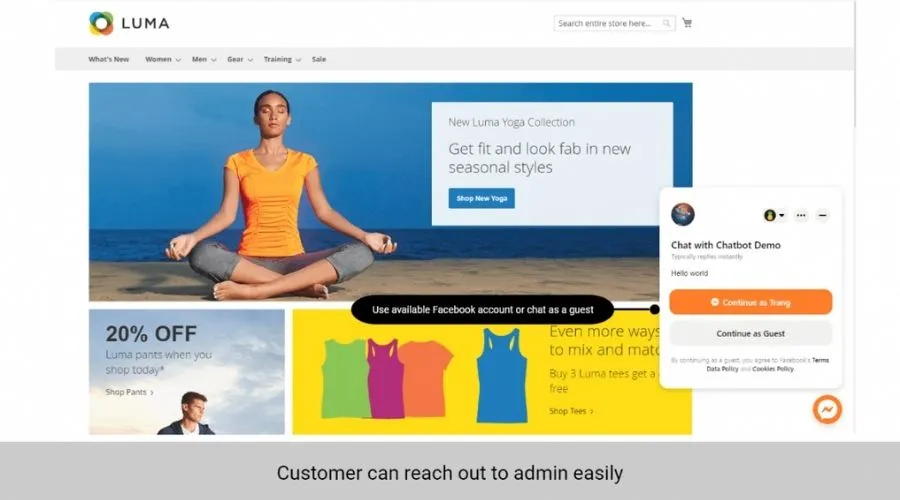 magento 2 chatbot extension for facebook by magenest Magento 2 Chatbot extension for Facebook by Magenest