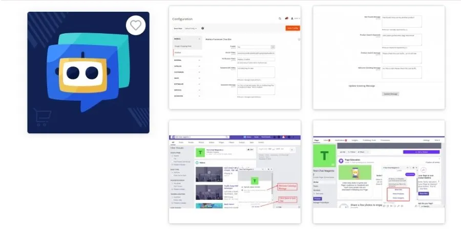 magento 2 facebook chatbot extension- webkul store Magento 2 Facebook Chatbot extension- Webkul Store