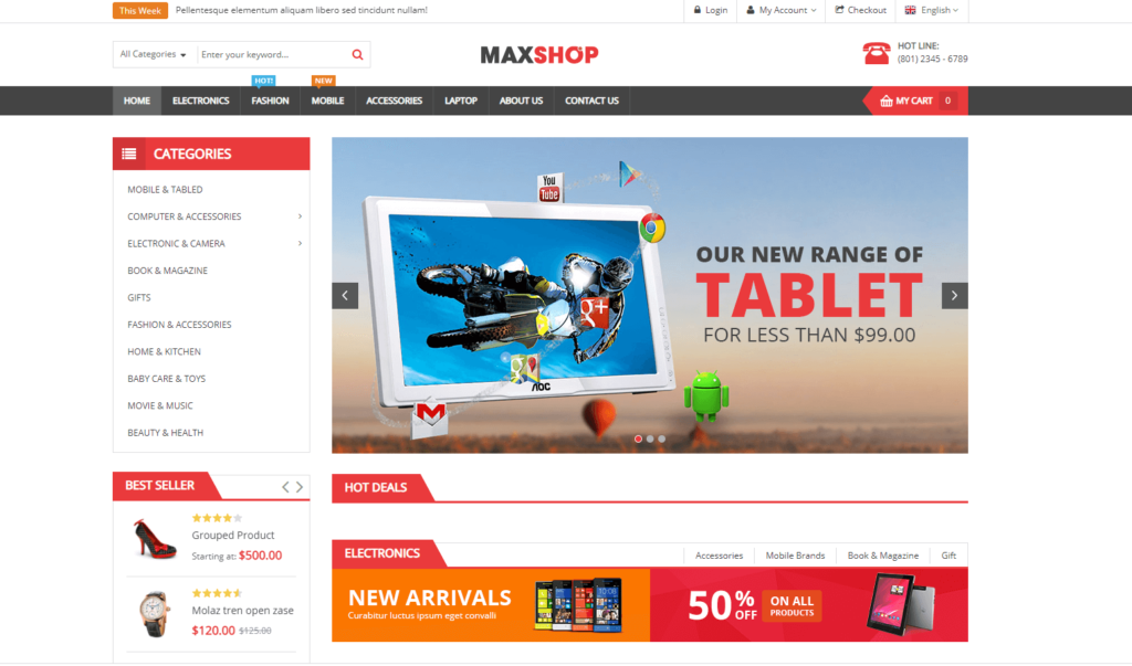 premium magento theme