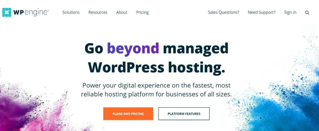 WP Engine - Ecommerce web hosting 