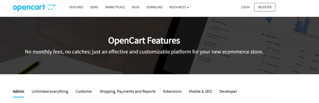 Opencart - open source eCommerce
