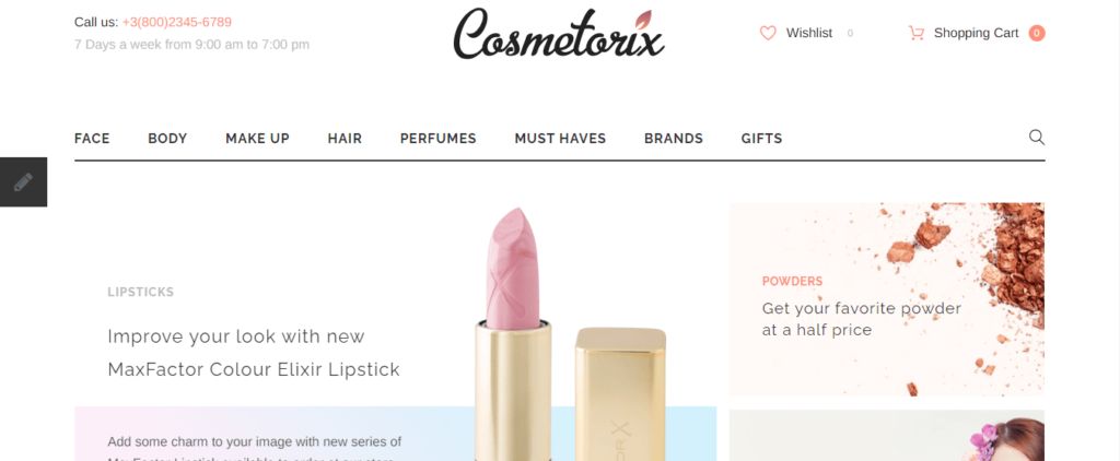 cosmetic store