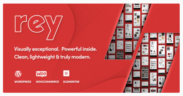 Wordpress ecommerce theme Rey