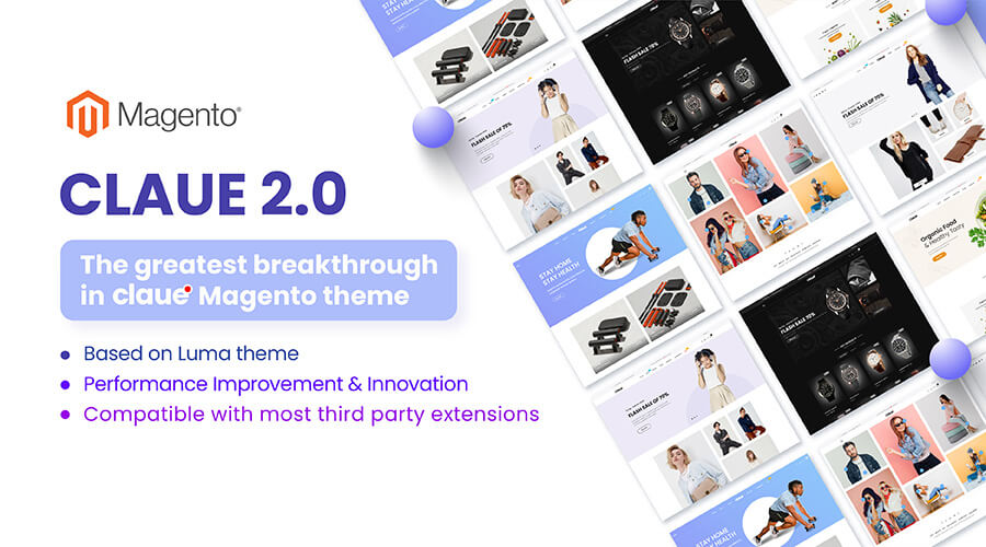 Claue 2 magento theme for Swimwear stores