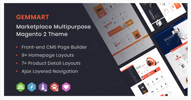 Magento Free Themes: Gemmart