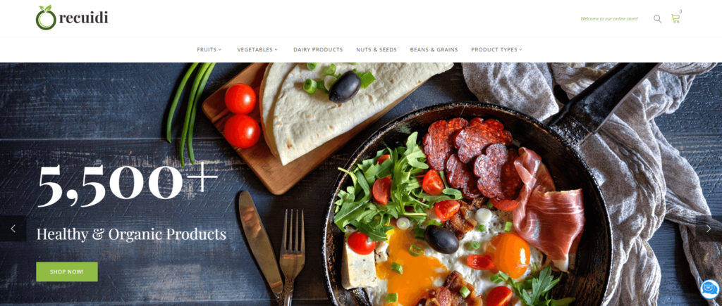 Healthy Food Store Magento Theme