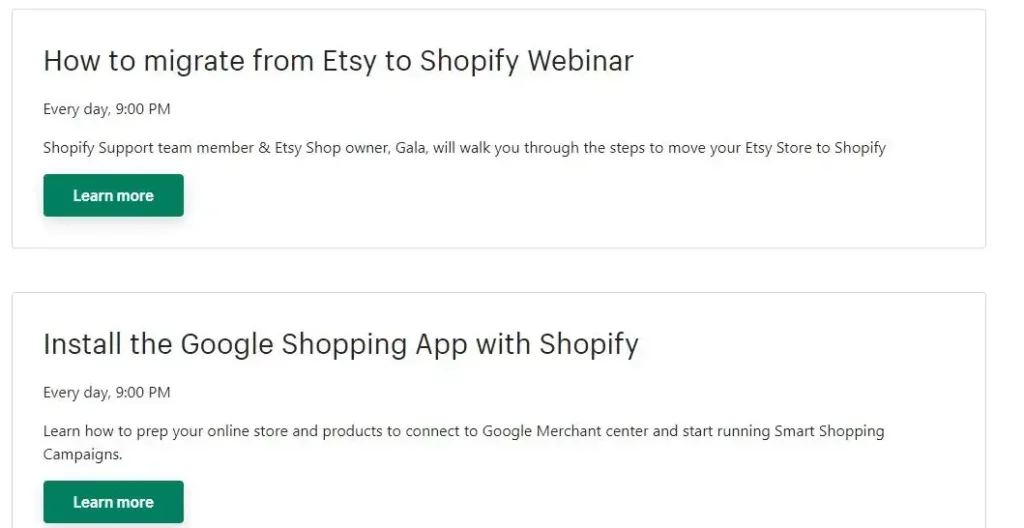 Shopify Webinar