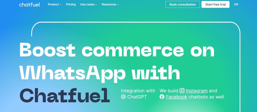 ChatFuel Best eCommerce Chatbots