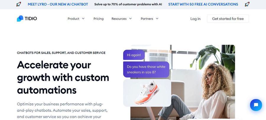 Lyro eCommerce Chatbot Tool