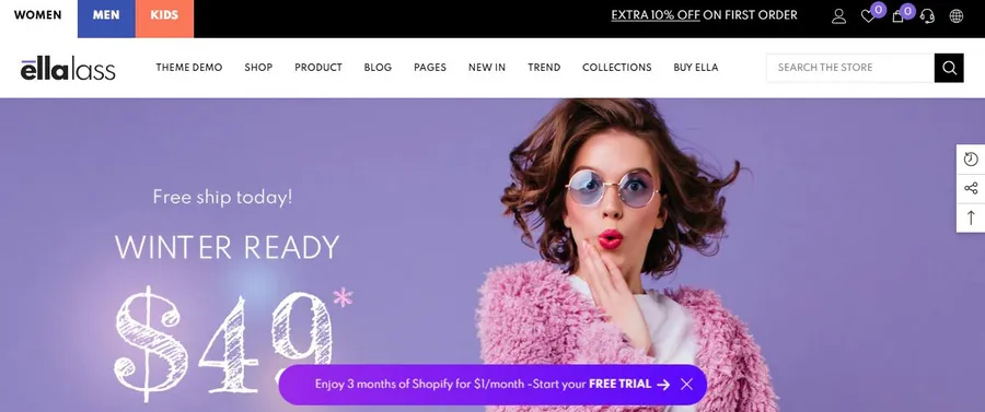 Ella Fashion Shopify Theme