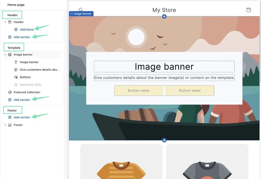 Add Blocks and Sections in Shopify