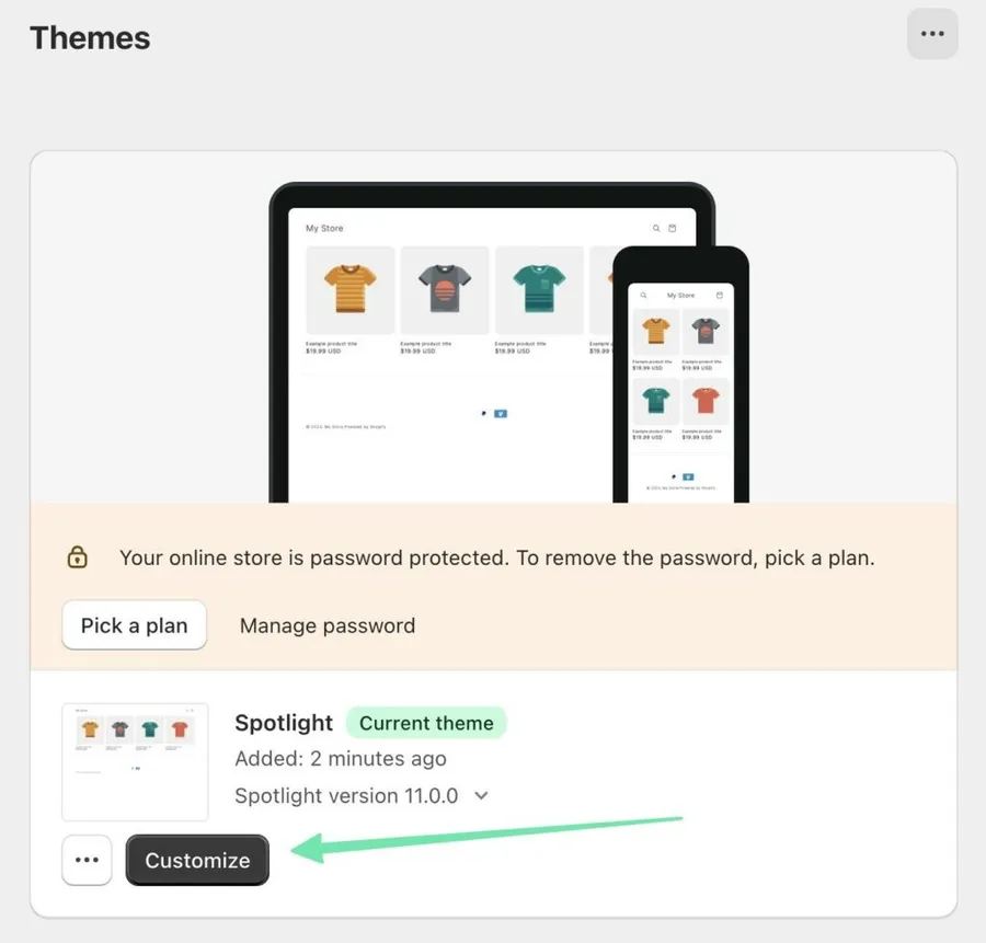 Customize Shopify Theme