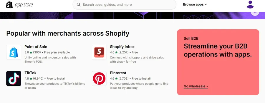 Shopify App Store