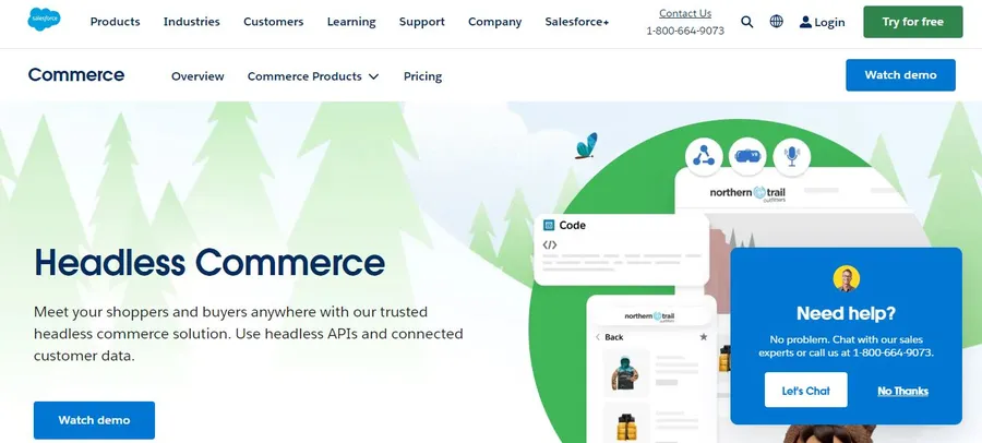 Salesforce Headlesss Commerce Platform