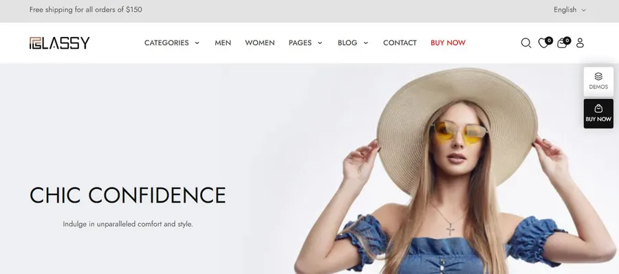 Classy Best Shopify Theme For Clothing