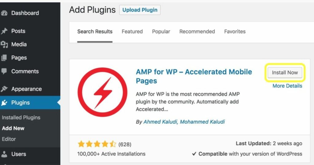Accelerated Mobile Pages plugin for WordPress
