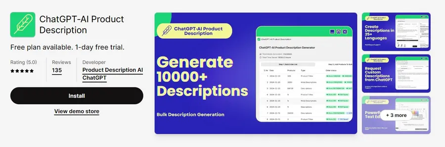 ChatGPT‑AI Product Description