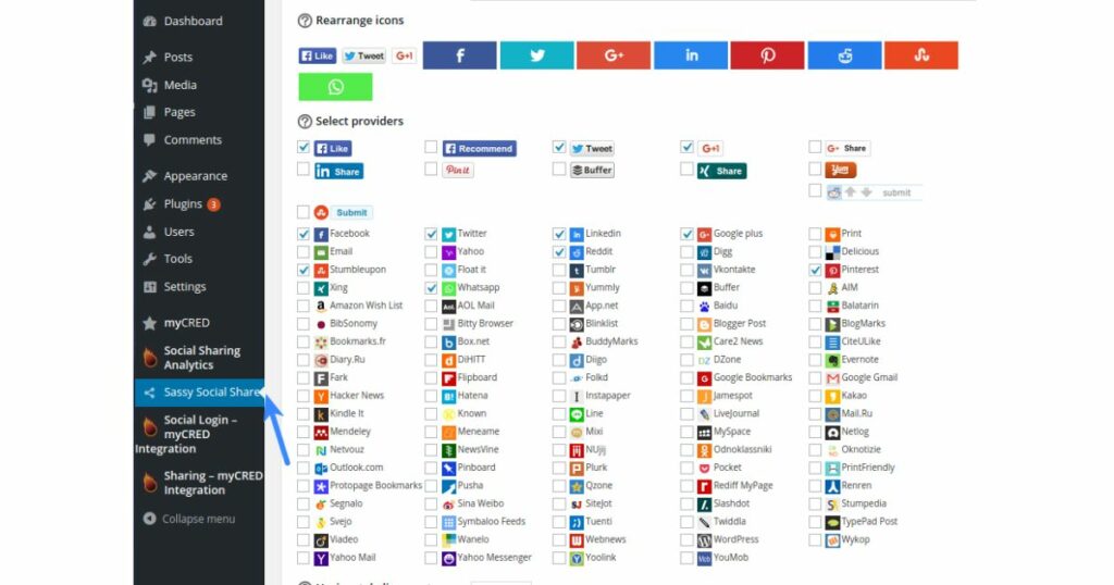 Social Sharing Plugin – Sassy Social Share plugin for WP