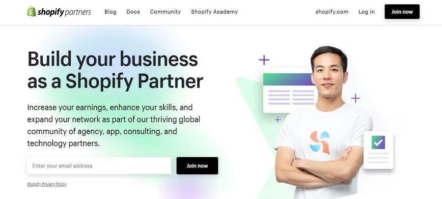 Shopify Partner Website