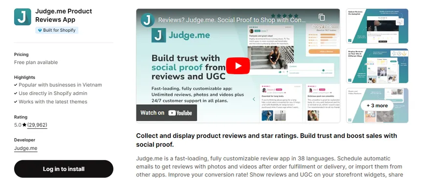 Judge.me Product Reviews App