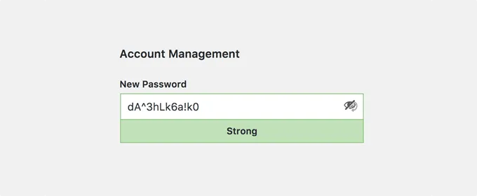 Strong Password