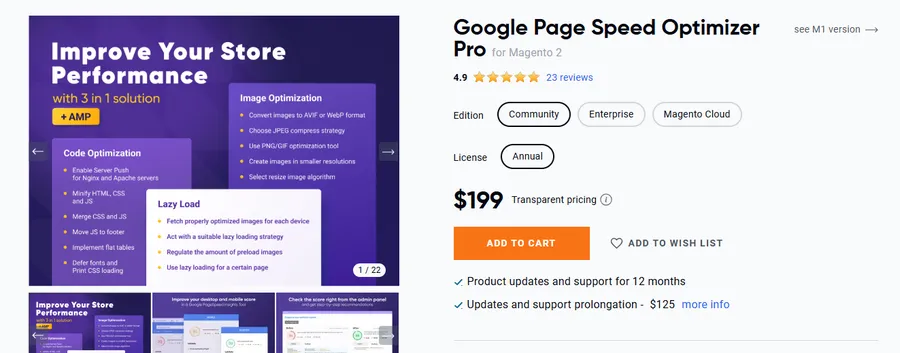 Google Page Speed Optimizer for Magento 2