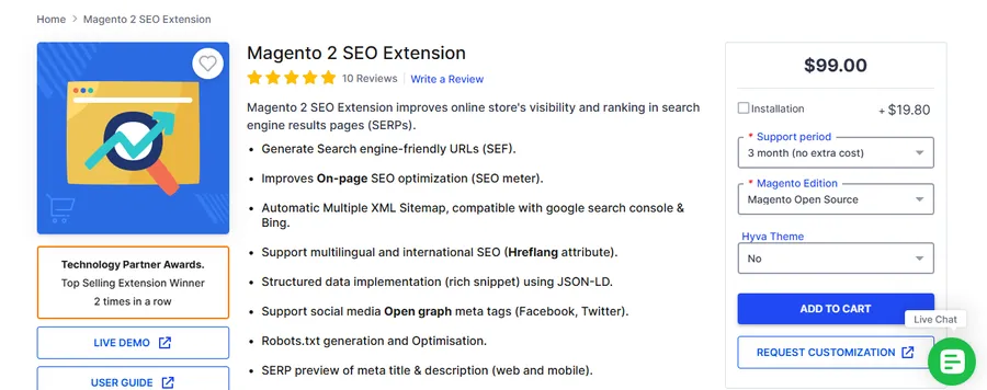 Magento 2 SEO Extension