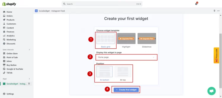 Create First Widget